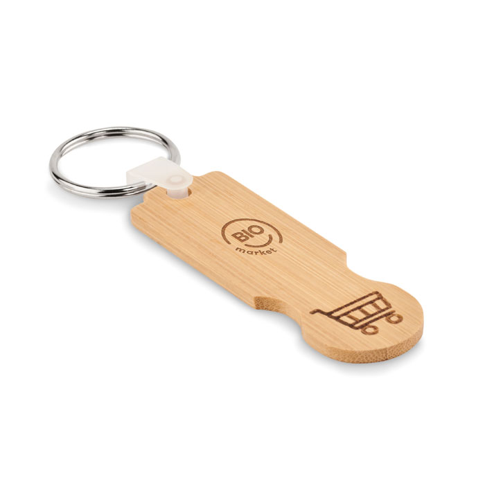 Bamboo key ring | Eco promotional gift